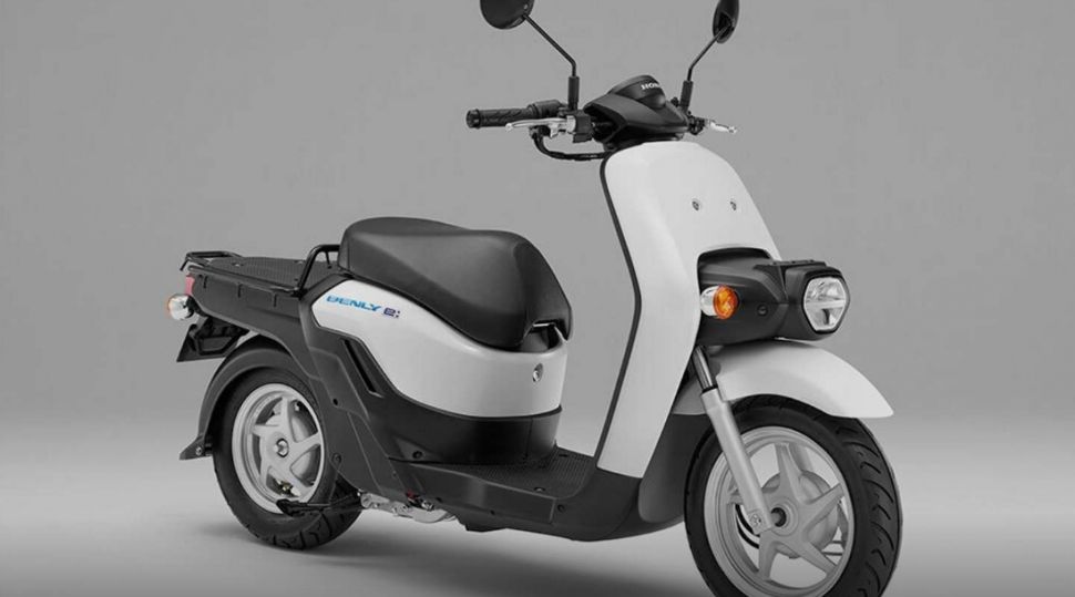 Skuter elektrik Honda Benly. (rideapart.com)