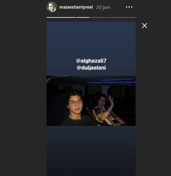 Maia Estianty titip salam untuk Ahmad Dhani lewat Al dan Dul. [Instagram]