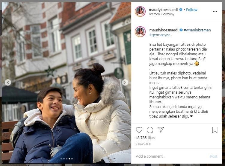 Liburan Maudy Koesnaedi dan Keluarga (instagram.com/maudykoesnaedi)