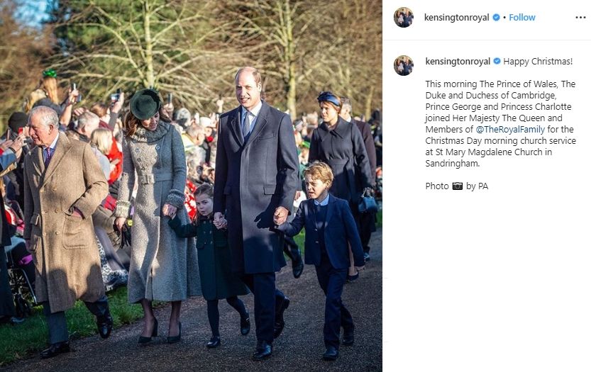 Kate Middleton. (Instagram/@kensingtonroyal)