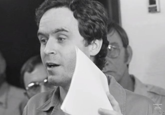 Ted Bundy. (YouTube/Inside Edition)