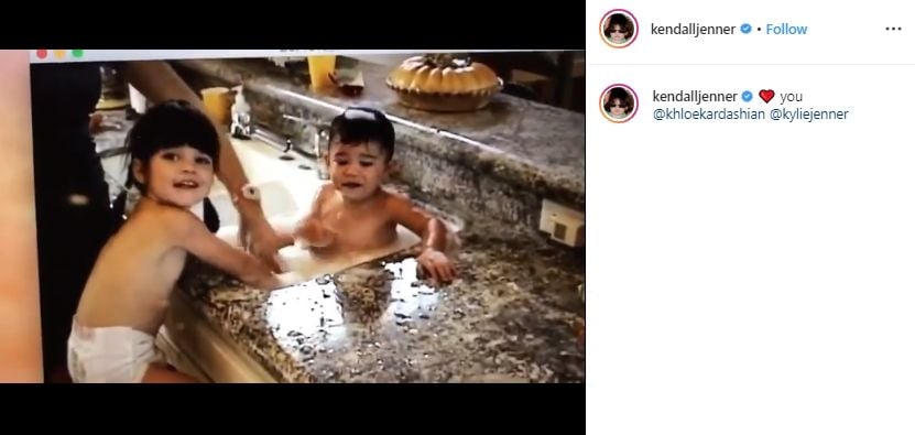 Kendall Jenner unggah video masa kecil. (Instagram/@kendalljenner)