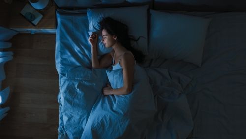 Ilustrasi tidur malam. (Shutterstock)