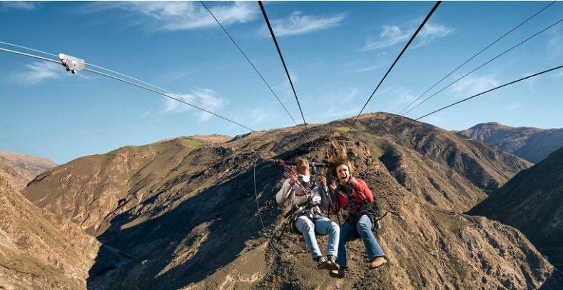 Nevis Swing, Ayunan Tertinggi di Dunia, New Zealand. (NewZealand.com)