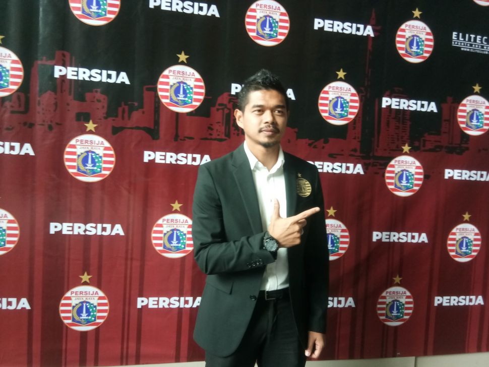 Manajer baru Persija Jakarta Bambang Pamungkas (suara.com / Adie Prasetyo Nugraha) 