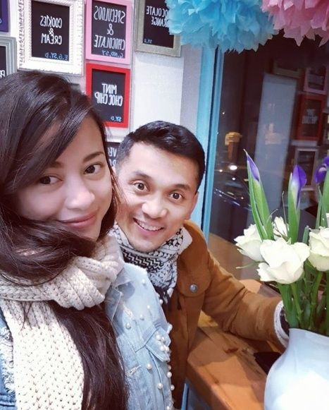 Angie Virgin dan suaminya, Habibie Syaaf [Instagram]