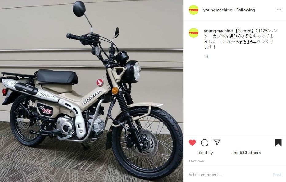 Honda CT125. (Instagram/@youngmachine)