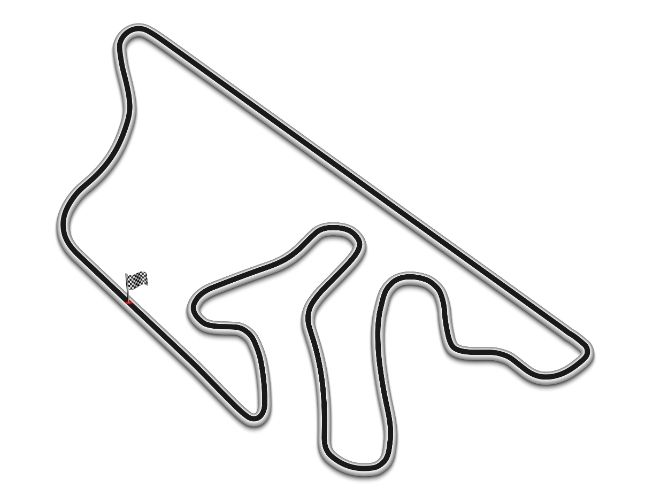 Layout Kymi Ring, Iitti, yang menjadi lokasi balapan MotoGP Finlandia. [Shutterstock]