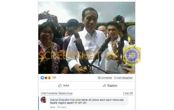 CEK FAKTA: Jokowi ajak makan tikus bakar? (turnbackhoax.id)