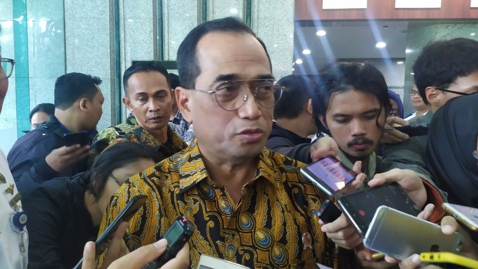 Menteri Perhubungan Budi Karya Sumadi. (Suara.com/Tyo)