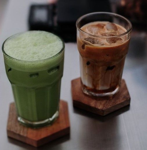 Thai Green Tea dan Caramel Latte di 121 Hideout. (Instagram/@121hideout)