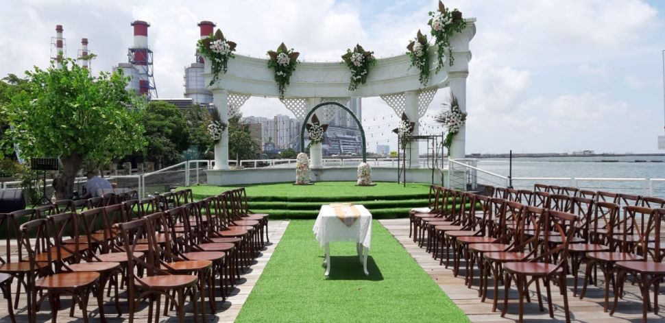 Tempat acara lamaran Hito Caesar dan Felicya Angelista [Suara.com/Herwanto]