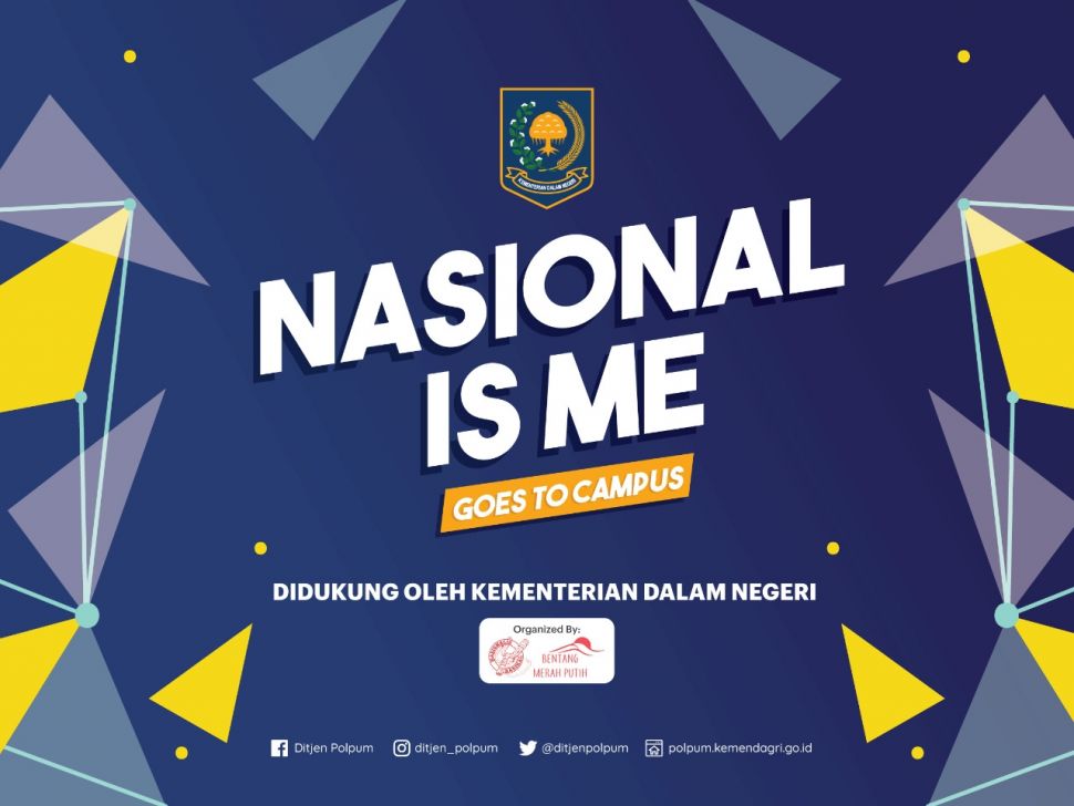 Kemendagri Goes To Kampus "Nasional is Me", menyelenggarakan Pembumian Mutiara-mutiara Pancasila, yang akan dilaksanakan di lebih dari 20 kampus di Jabodetabek. (Dok : Kemendagri)