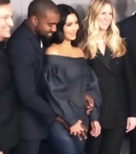 Kanye West dan Kim Kardashian [Instagram]