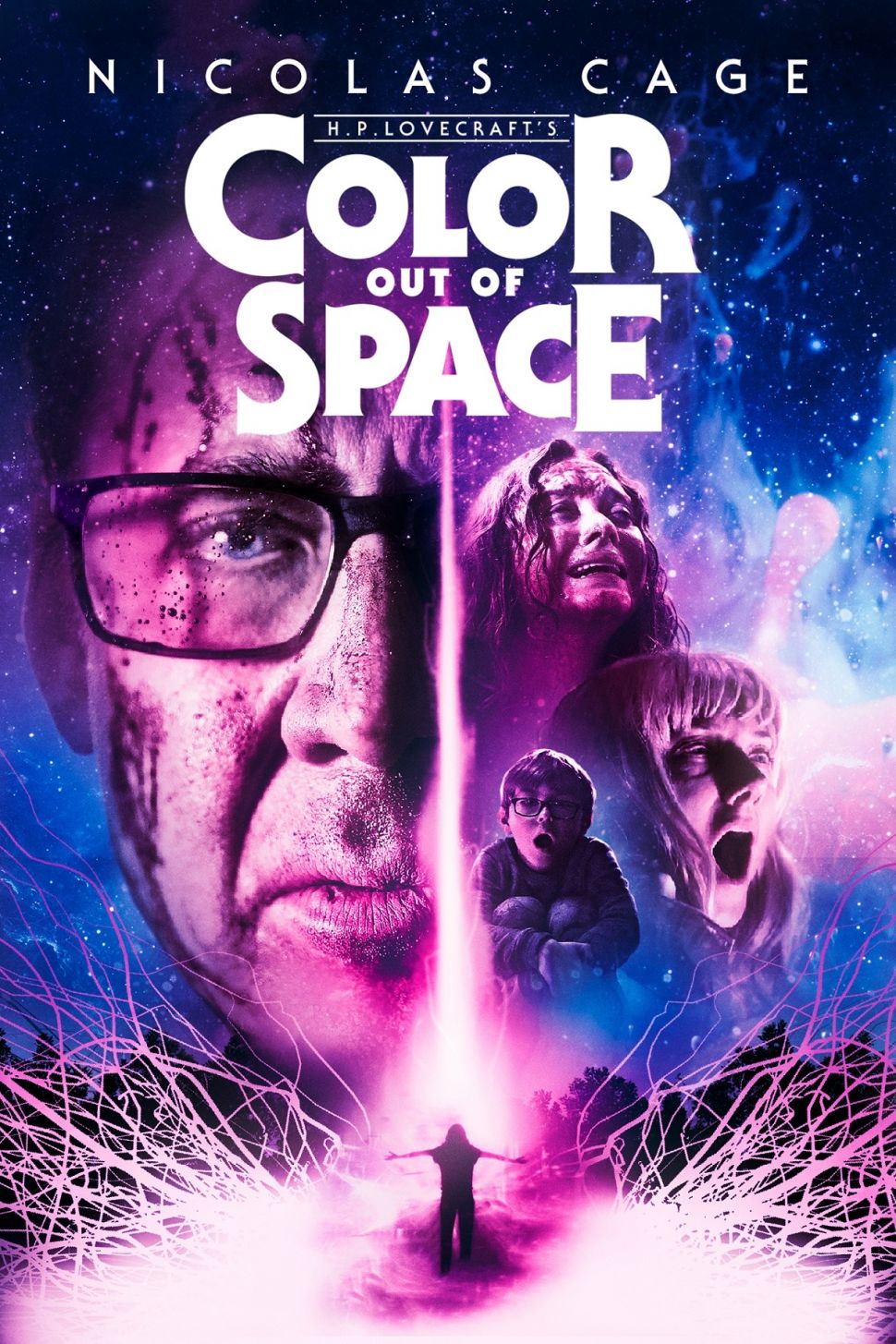 Poster film Color out of Space yang dibintangi Nicolas Cage.