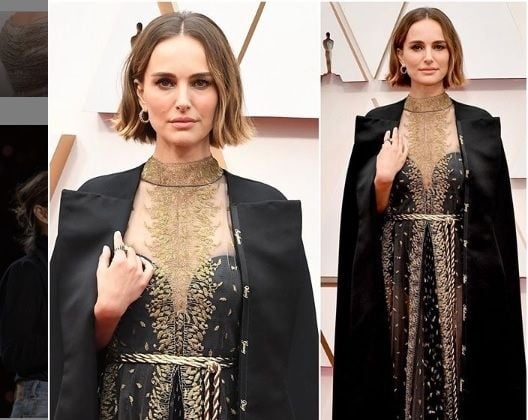 Jubah Natalie Portman curi perhatian di Oscar 2020. (Instagram/theworldoffashion2)