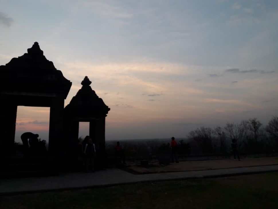 Candi Ratu Boko. (Suara.com/Vania)