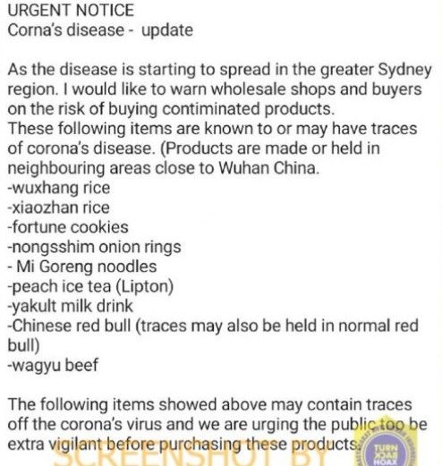 Mie goreng Indonesia disebut terkontaminasi virus corona. (turnbackhoax.id)