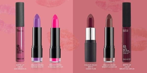 Lipstik Merah dan Pink yang Sesuai Skintone. (The Body Shop)