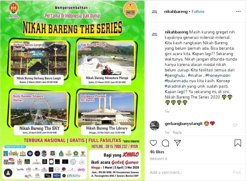 Nikah Bareng The Series - (Instagram/@nikahbareng)