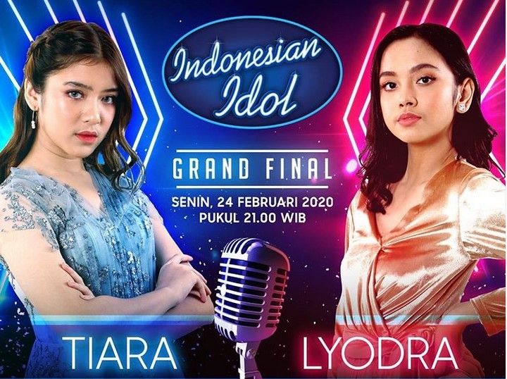 2 Grand Finalis Indonesian Idol: Tiara Anugrah dan Lyodra Ginting. [Instagram]