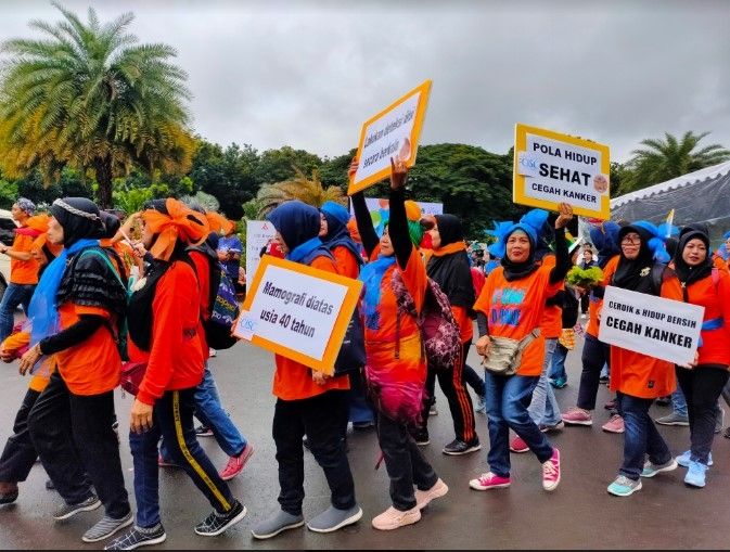 Penyintas Kanker Adakan Karnaval Awareness. (Suara.com/Frieda Isyana)