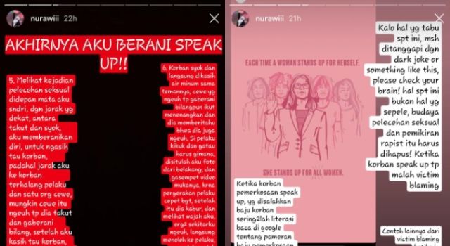 Pria lecehkan wanita saat nonton konser musik. (Instagram/@nurawiii)