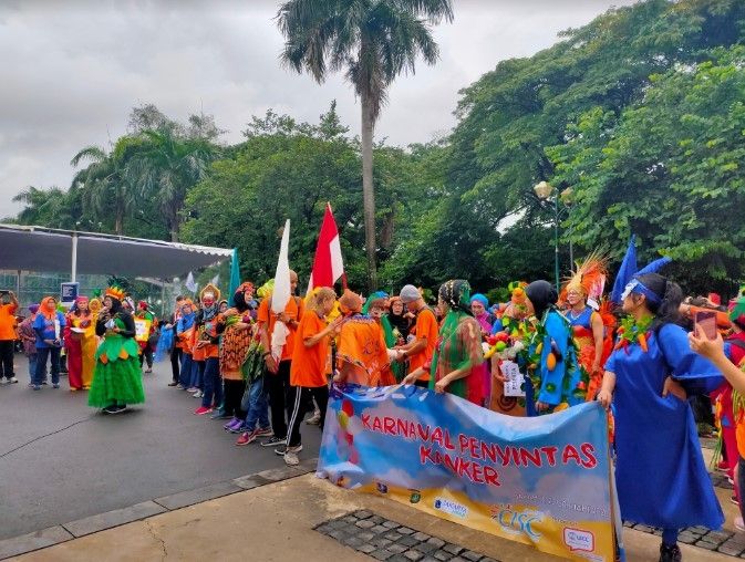 Penyintas Kanker Adakan Karnaval Awareness. (Suara.com/Frieda Isyana)