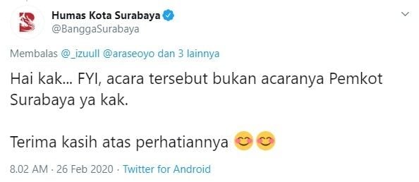 Pemkot Surabaya 'cuci tangan' soal sampah berserakan usai pertemuan lurah se-Jatim (Twitter)