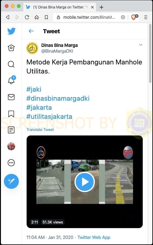 CEK FAKTA: Benarkah Ketua DPRD DKI Sidak Temukan Saluran Air Sengaja Disumbat?