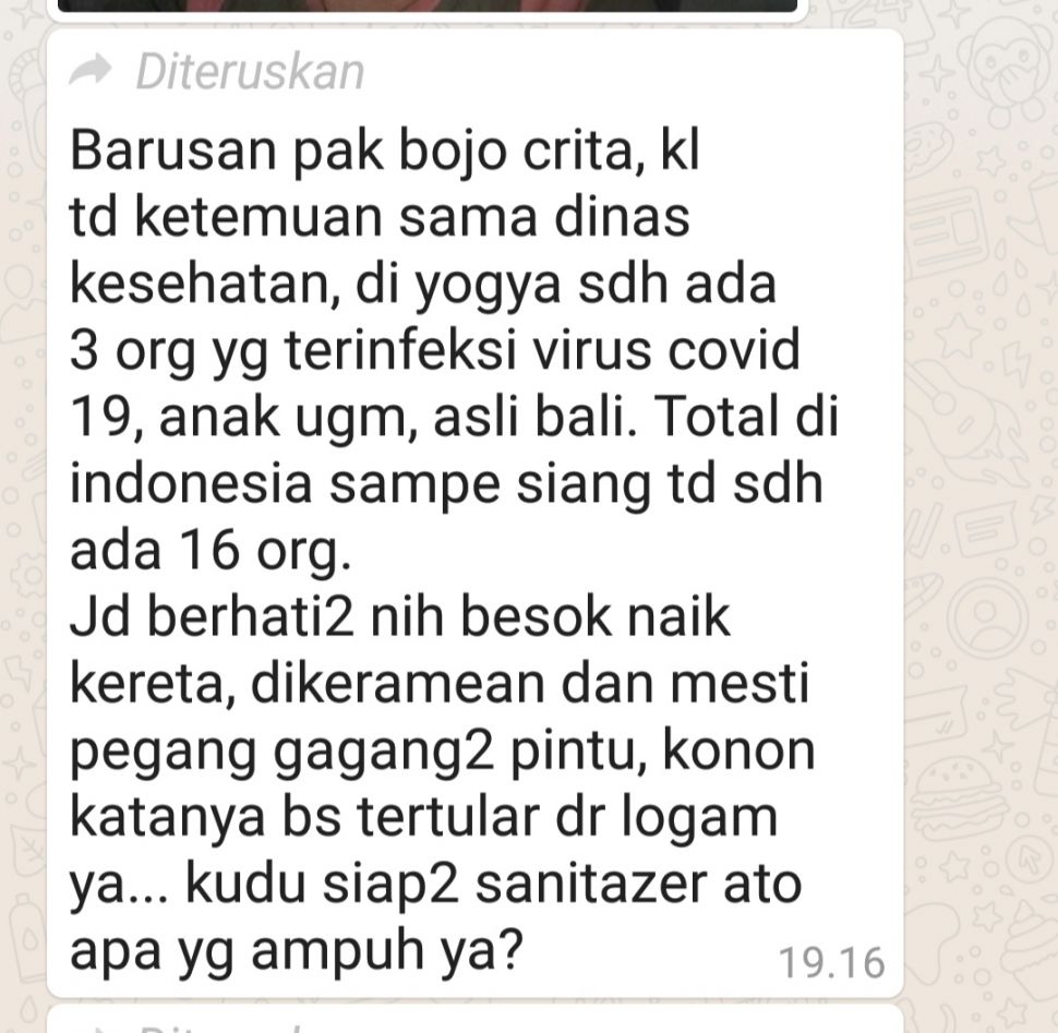 3 Warga Yogyakarta Terjangkit Virus Corona Ini Faktanya Suara Jogja