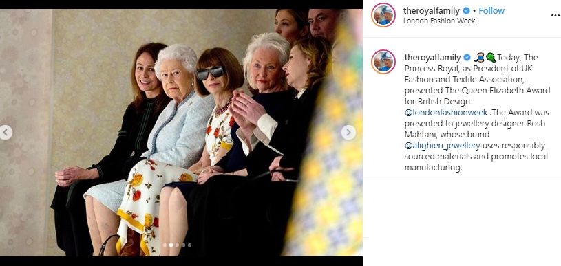 Ratu Elizabeth II. (Instagram/@theroyalfamily)