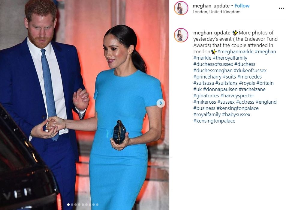 Pangeran Harry dan Meghan Markle. (Instagram/@meghan_update)