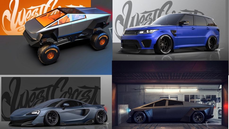 Beberapa karya Musa Tjahjono, Head Designer West Coast Customs,sebuah rumah desain dan bengkel modifikasi di California, AS. [Dok Musa Tjahjono]