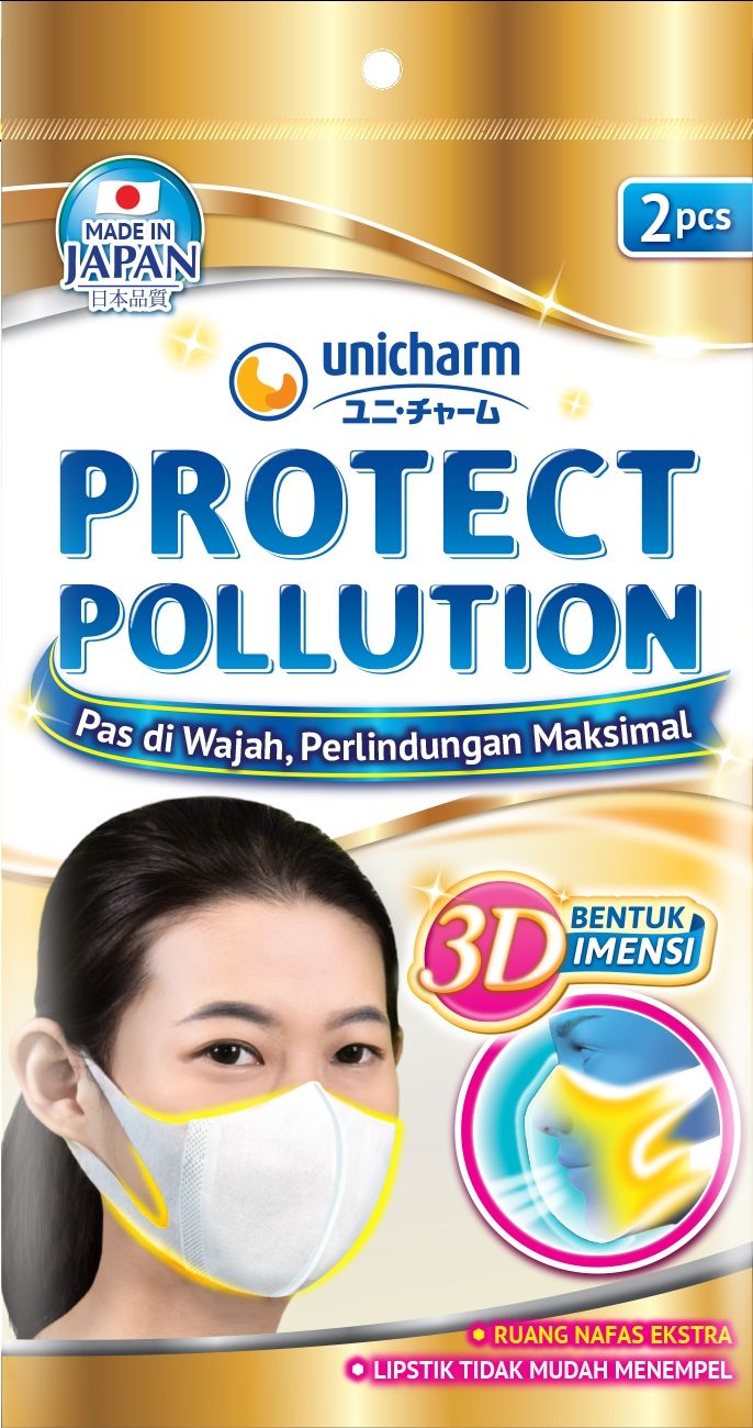 Masker 3 Dimensi dari Unicharm. (Dok. Unicharm)