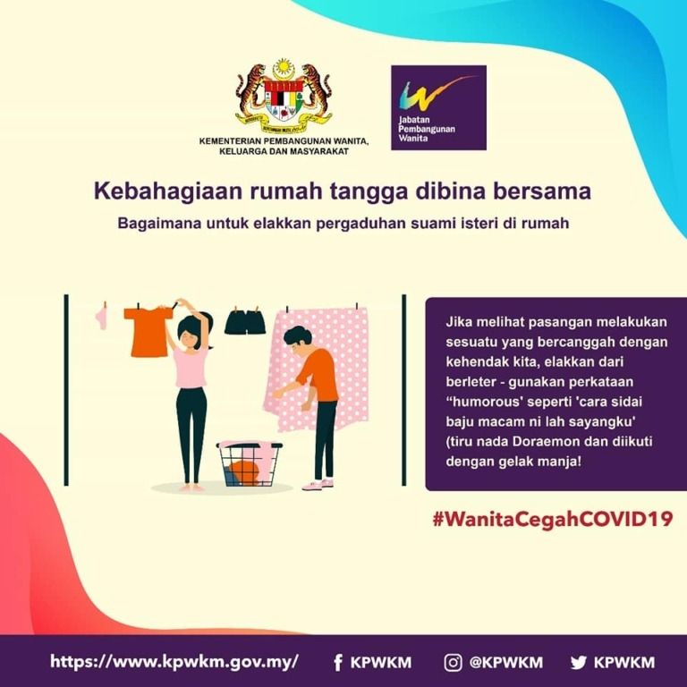 Poster Kementerian Malaysia yang dinilai seksis.[Facebook]