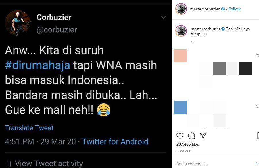 Unggahan Deddy Corbuzier [Instagram]