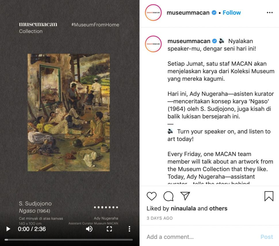 Museum Macan Dapat Diakses Secara Virtual (Dok. Museum Macan)