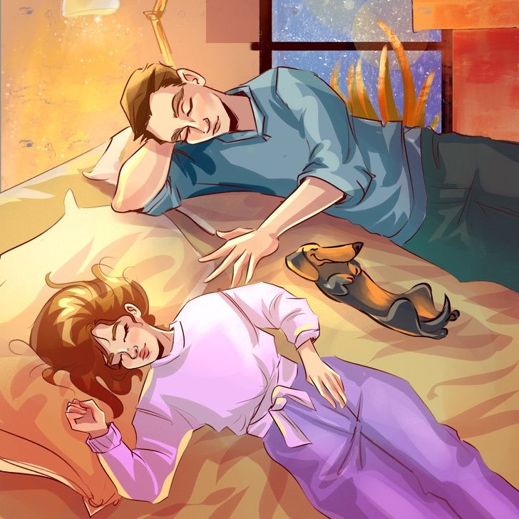Tes kepribadian posisi tidur hewan tentukan kondisi mentalnya. (Dok. Bright SIde)