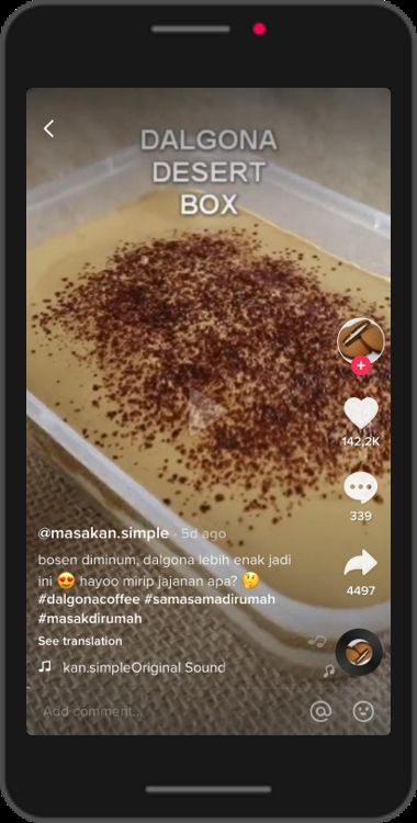 Resep dalgona baru (Dok.Tik Tok)