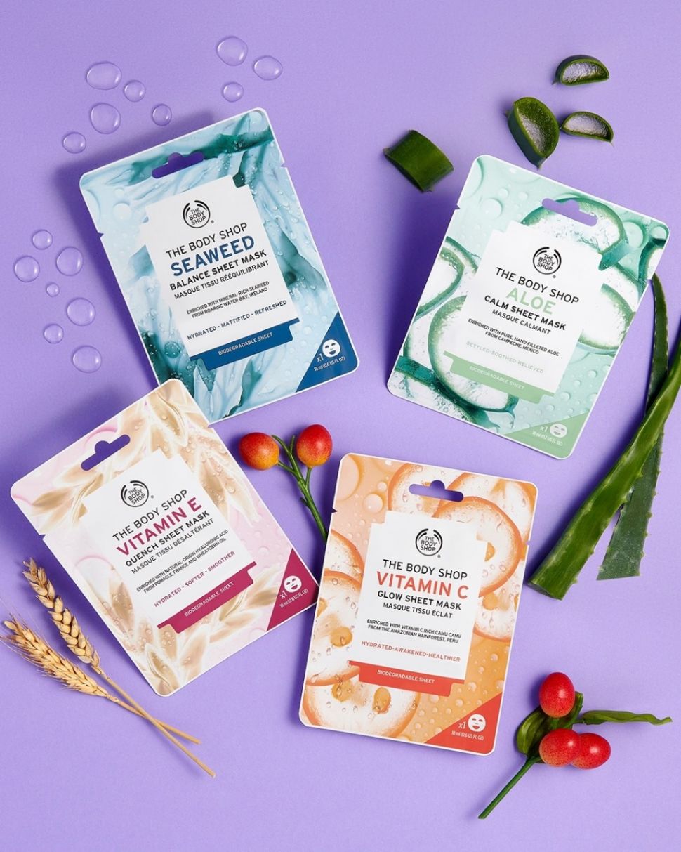 Sheet Mask The Body Shop. (Lenzing)