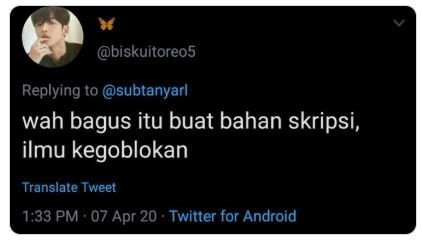 Unggahan warganet tentang pria bucin. (Twitter/@subtanyar)