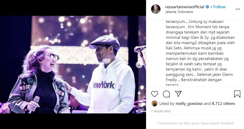 Momen Glenn Fredly kecil juara nyanyi kalahkan Reza Artamevia (Instagram/rezaartameviaofficial)