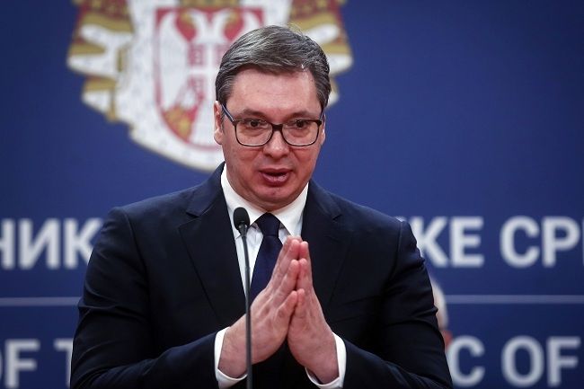 Presiden Serbia Aleksandar Vucic. (Foto: AFP)