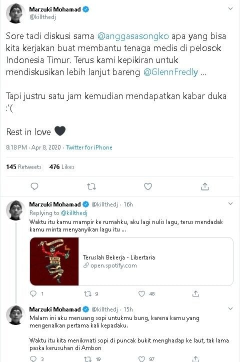 Kenangan Kill The DJ dengan Glenn Fredly - (Twitter/@killthedj)