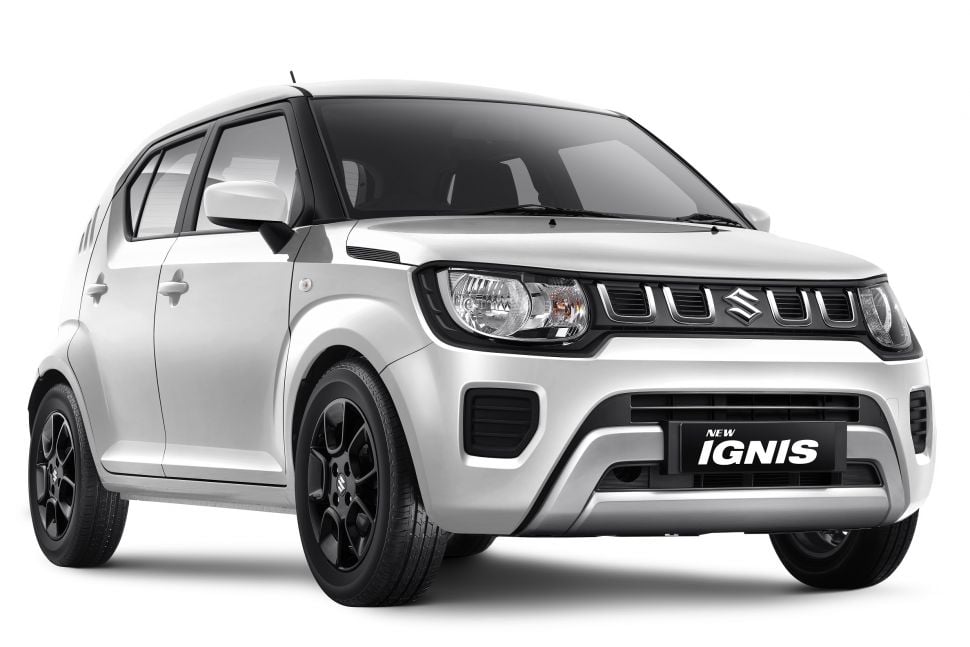 Suzuki Ignis GL tampak bumper depan, warna Pearl Arctic White [Dok PT Suzuki Indomobil Sales].