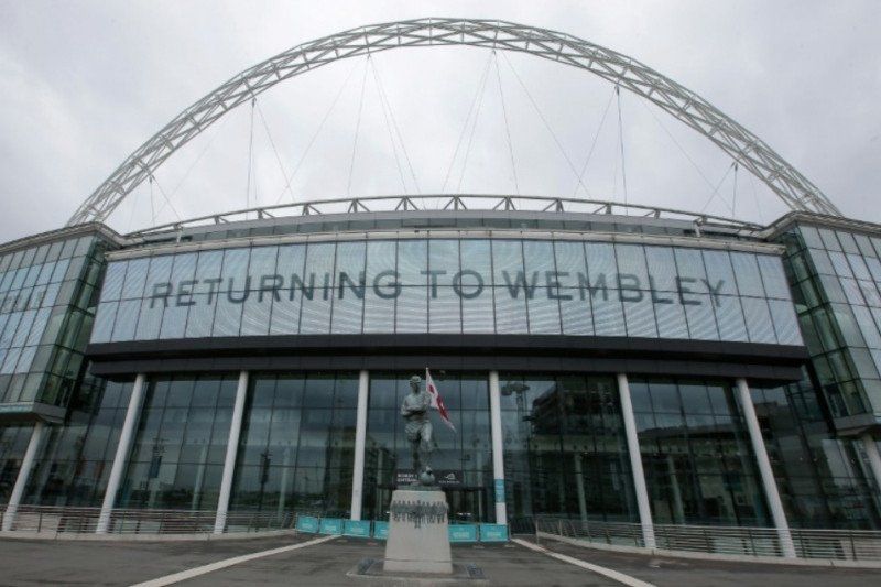 Stadion Wembley Inggris. ANTARA/AFP/Daniel LEAL-OLIVAS