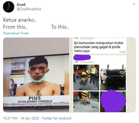 Ketua Anarko Sindikalis (Twitter).