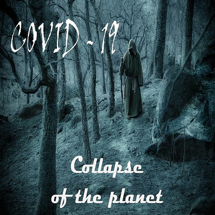 Kover EP "Collapse of the Planet" milik band COVID-19 Rusia. [Tangkapan layar Bandcamp]