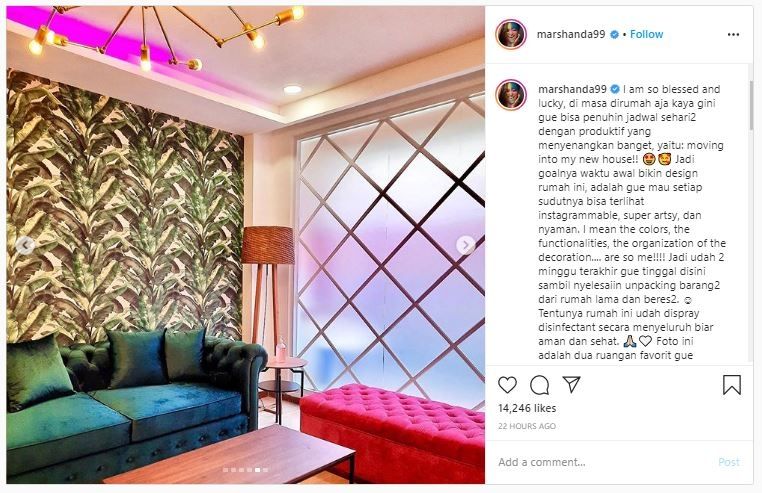 Rumah Baru Marshanda (instagram.com/marsahnda99)